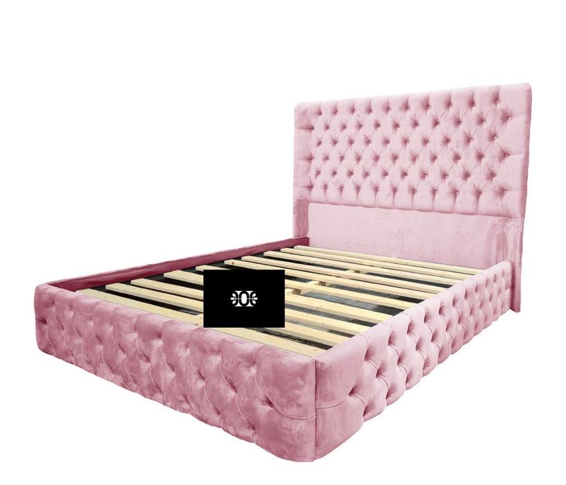 Florentina 5FT Kingsize Chesterfield Bed in Various Colours and Fabrics.