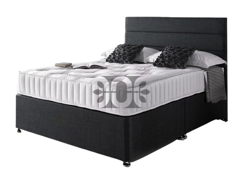 Linear 6FT Super King Padded Divan Drawer Bed in Various Colours and Fabrics.