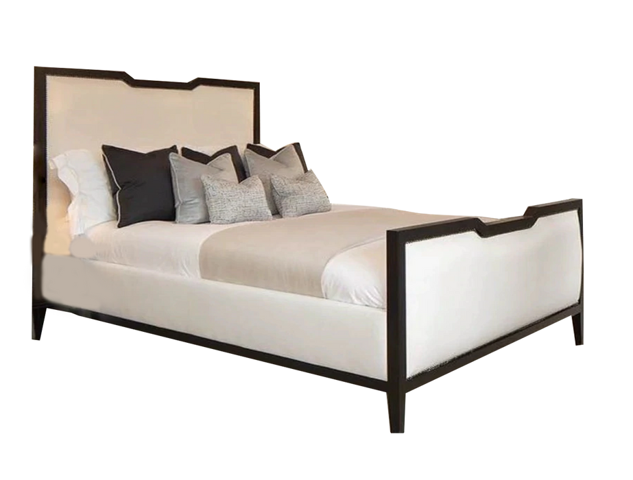 Montreal 4FT6 Double Metal Trim Bed in Various Colours and Fabrics