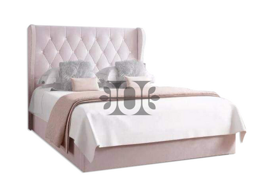 Sovereign 3FT Single Chesterfield Winged Padded Bed in Various Colours and Fabrics
