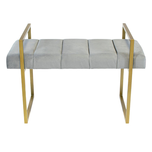Ophelia Metal Trim Bench in Various Colours and Fabrics