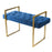 Isadore Metal Trim Bench in Various Colours and Fabrics
